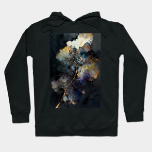 Heavenly Hydrangea - Abstract Alcohol Ink Resin Art Hoodie